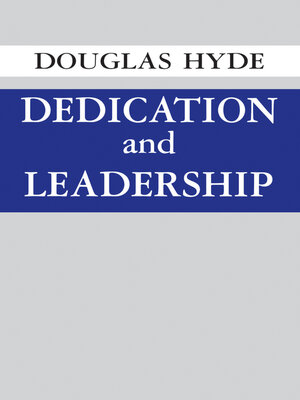 cover image of Dedication and Leadership